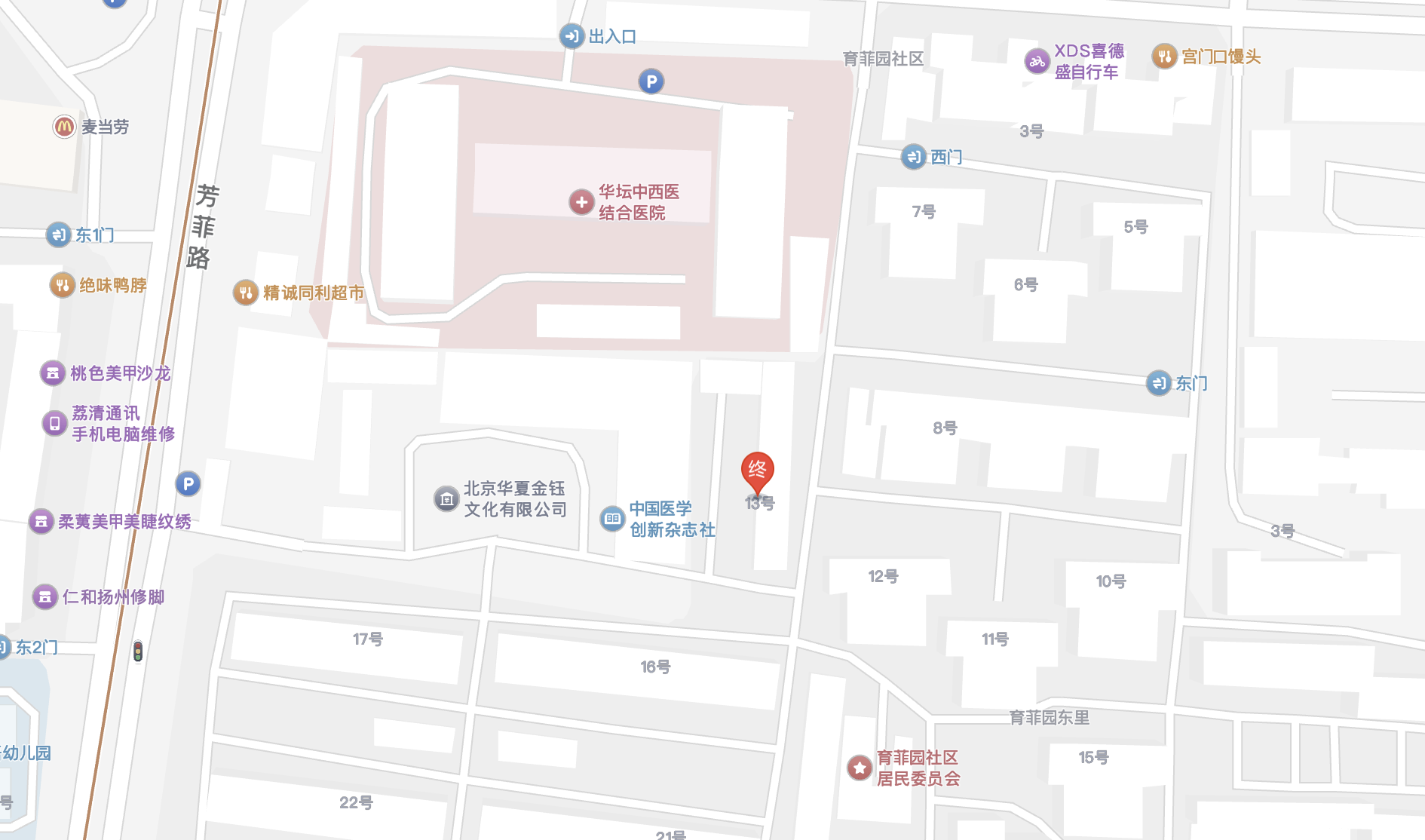 公司位置地图